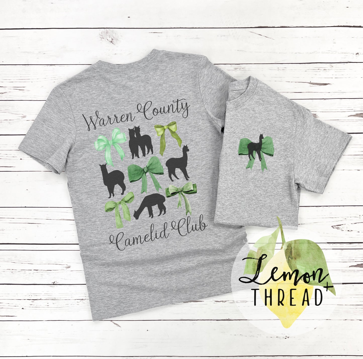 Adult Bows Tee (Gray)