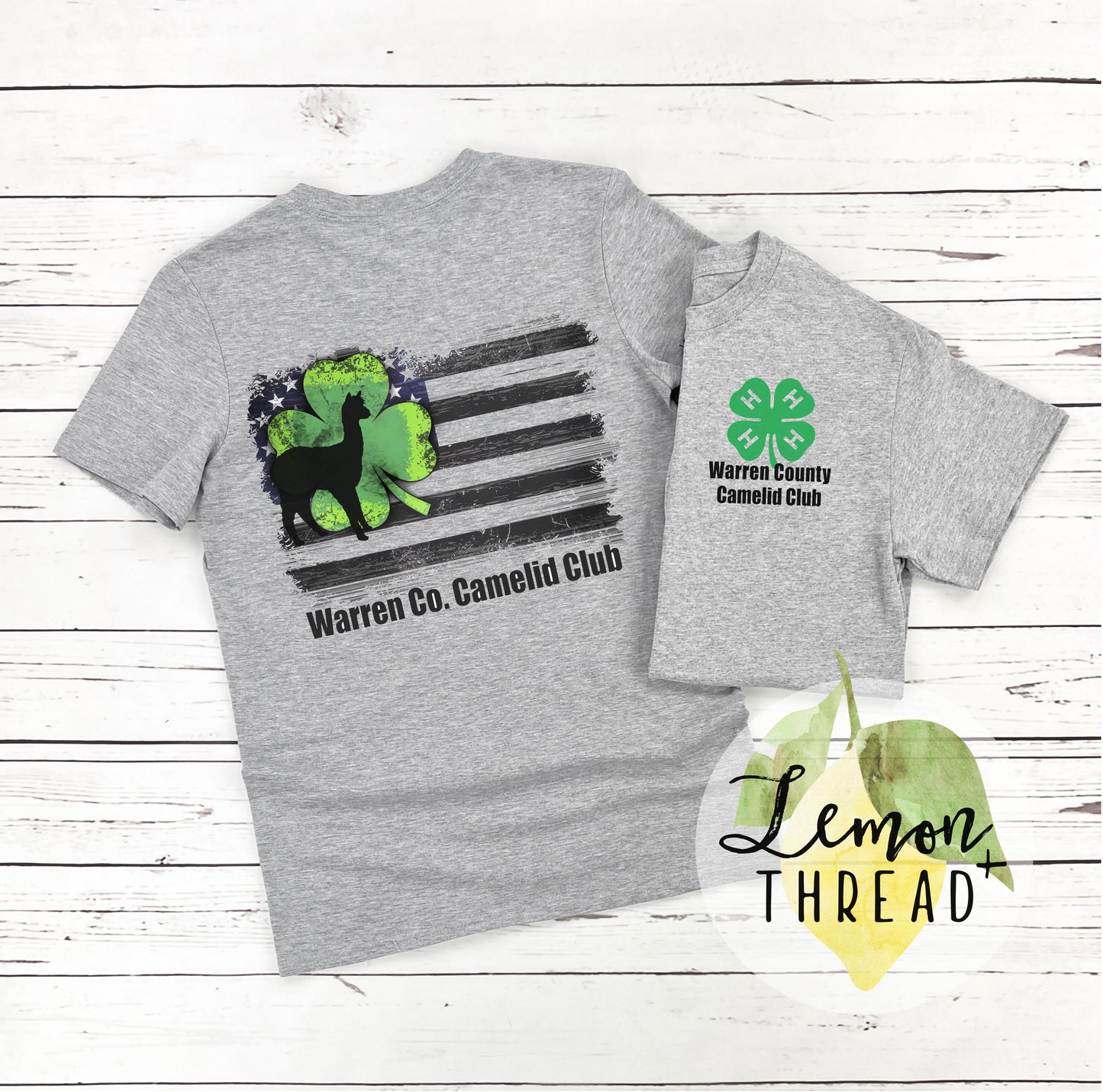 Adult Flag Tee (Gray)