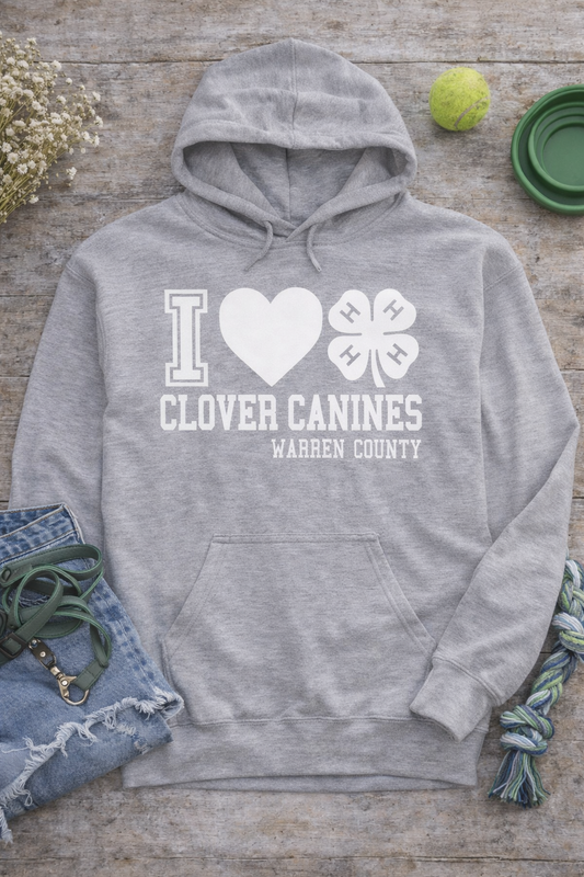 Adult Clover Canines Sweatshirt (Gray)