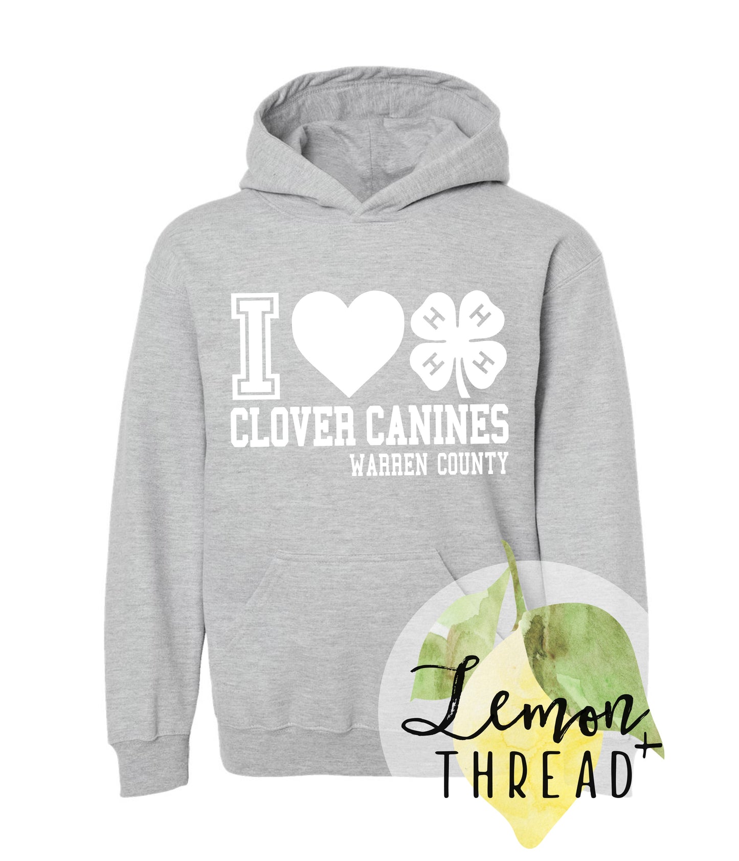 Adult Clover Canines Sweatshirt (Gray)