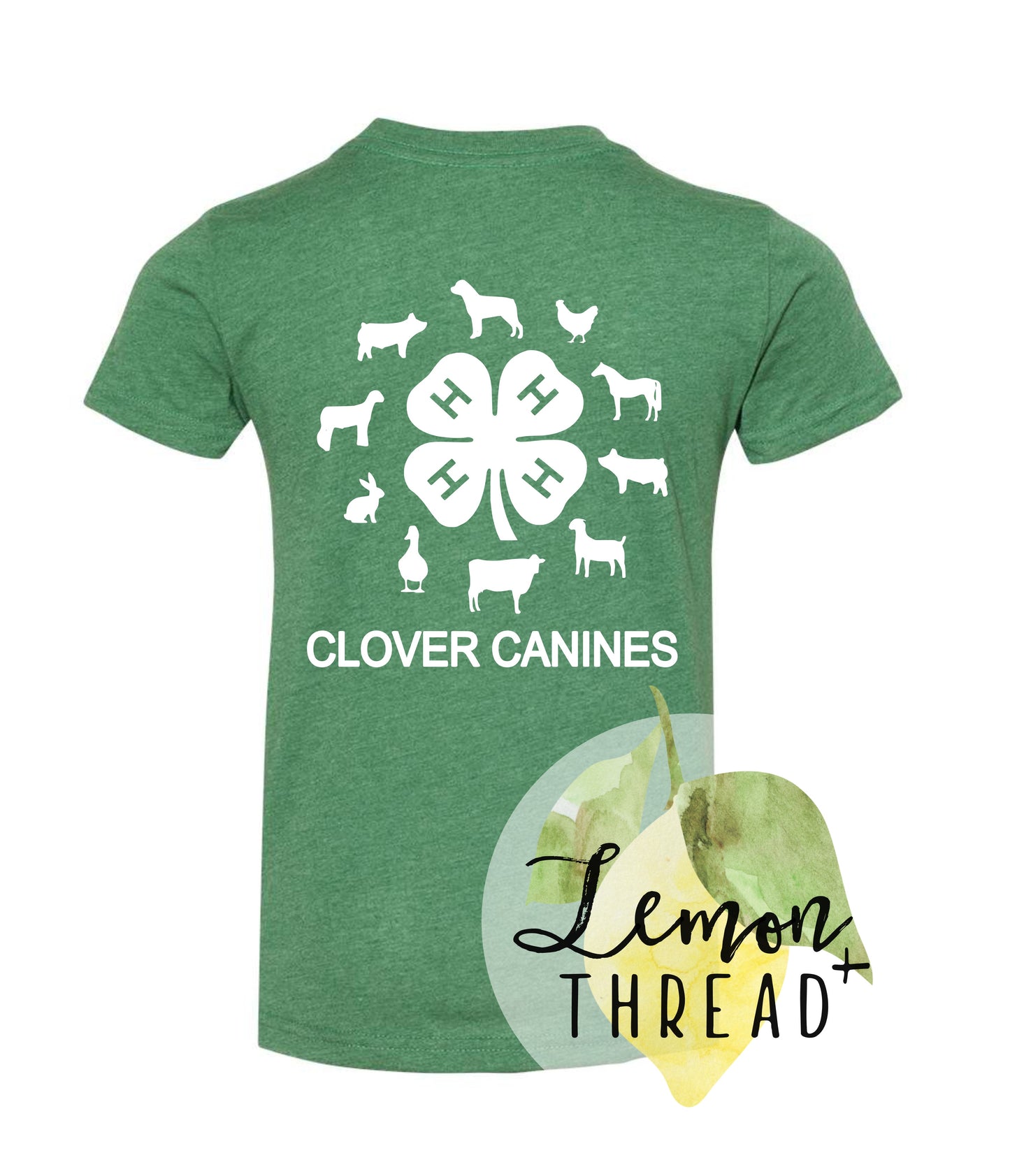 Adult Clover Canines Tee (Green)