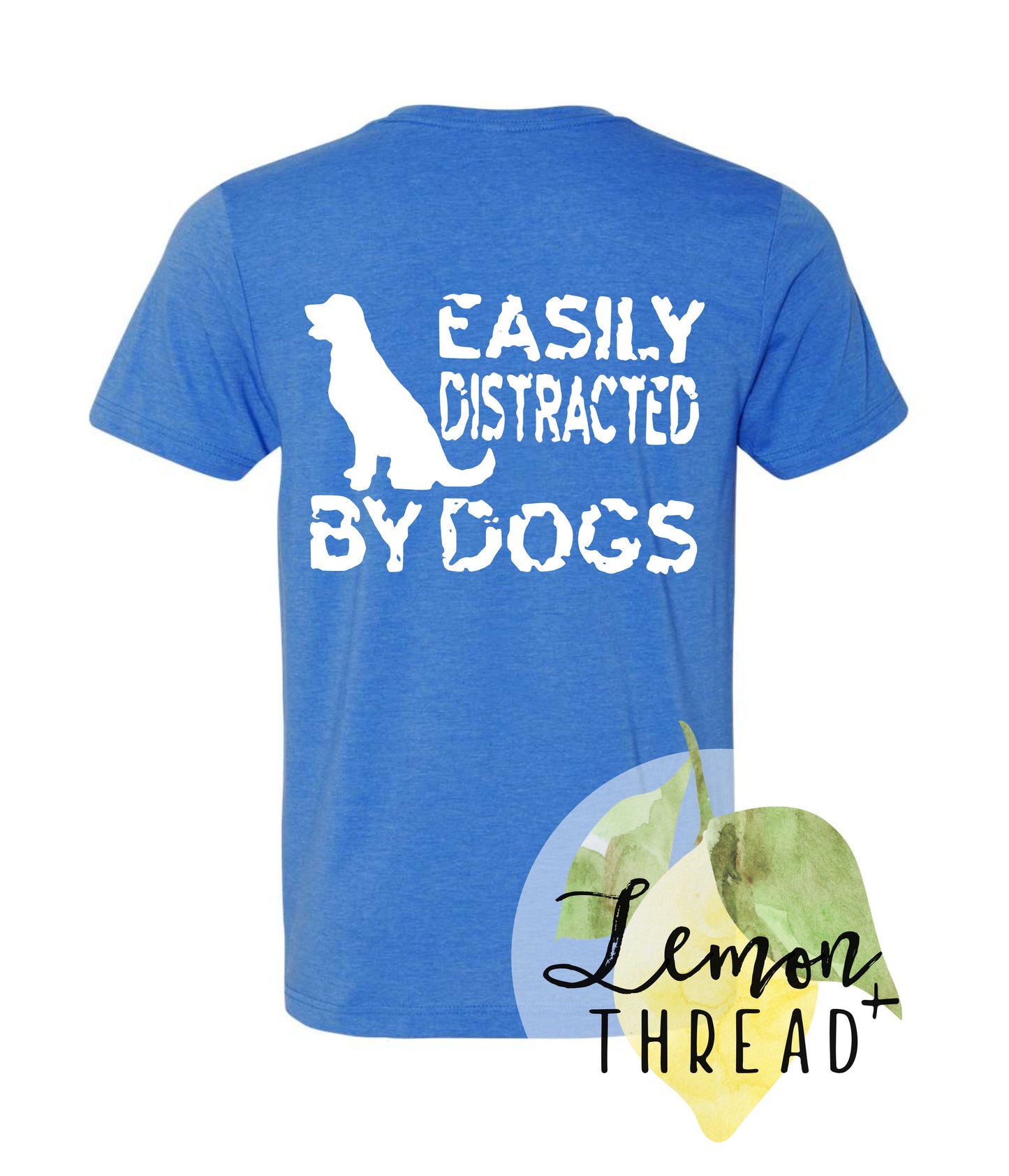 Adult Easily Distracted Tee (Blue)