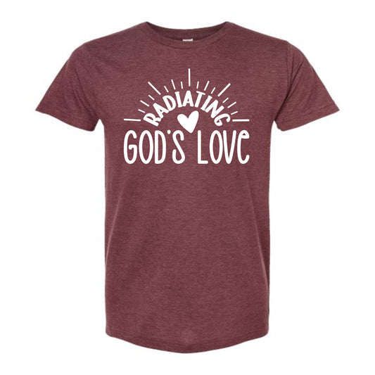 Radiating God's Love (Burgundy)